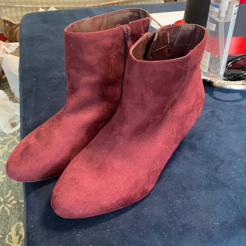 Sued booties